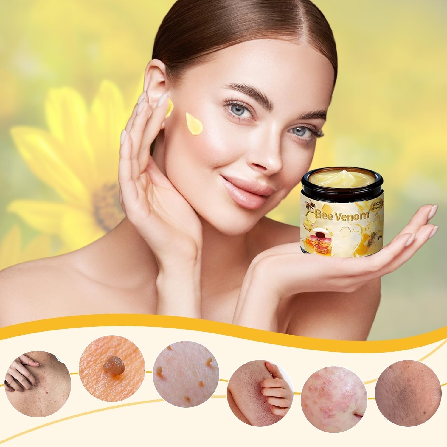Bee Venom Skin Treatment Cream with Natural Extracts