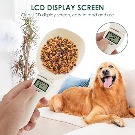 Digital Measuring Spoon Scale | 4-in-1 Smart Kitchen & Pet Food Measuring Spoon