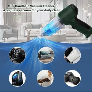 Portable Multifunctional Vacuum Cleaner – USB Rechargeable Handheld Cleaner with Strong Suction