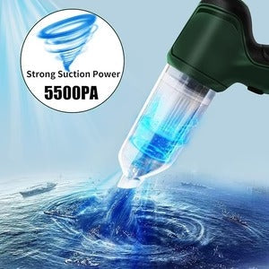 Portable Multifunctional Vacuum Cleaner – USB Rechargeable Handheld Cleaner with Strong Suction